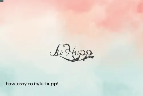 Lu Hupp