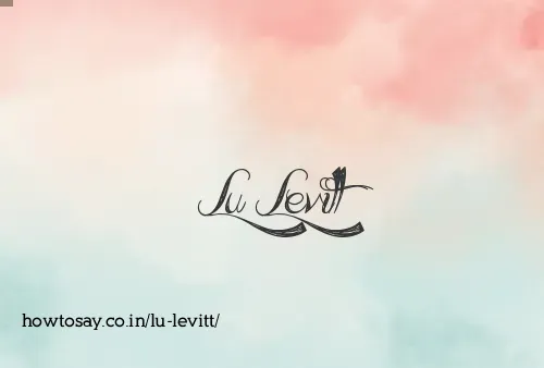 Lu Levitt