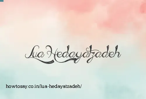 Lua Hedayatzadeh