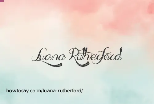Luana Rutherford