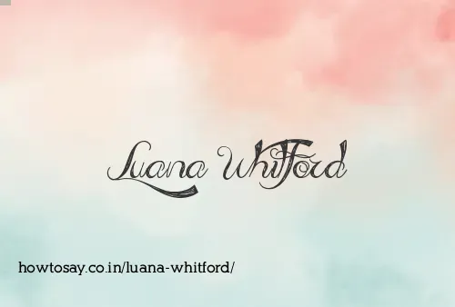 Luana Whitford