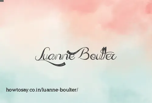 Luanne Boulter