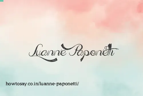 Luanne Paponetti
