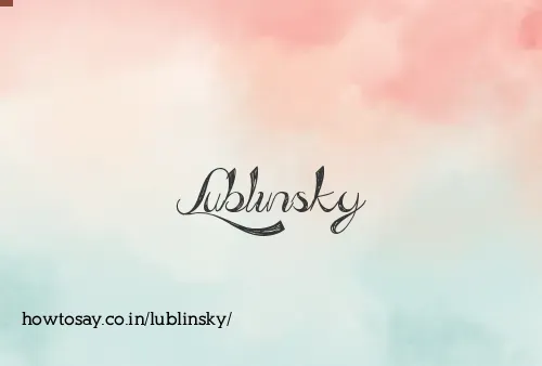 Lublinsky