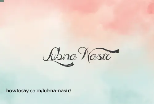 Lubna Nasir