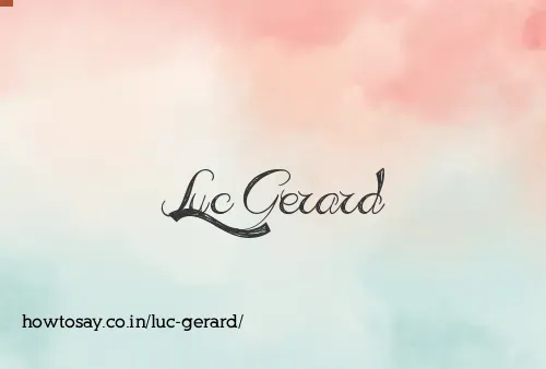 Luc Gerard