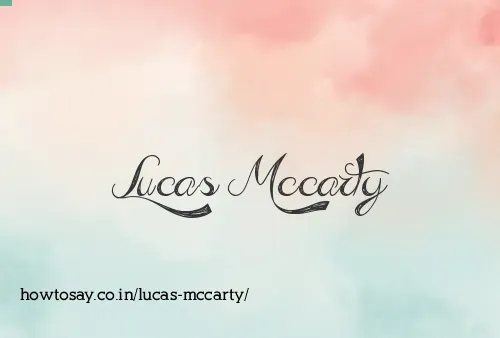 Lucas Mccarty