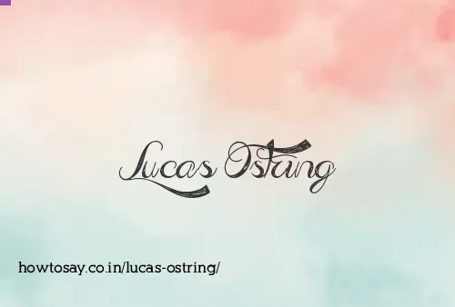 Lucas Ostring