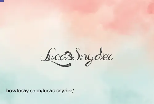 Lucas Snyder