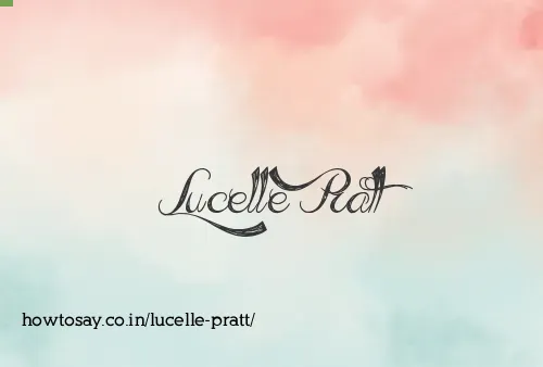 Lucelle Pratt