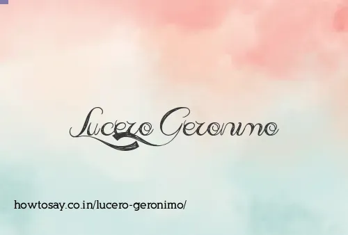 Lucero Geronimo