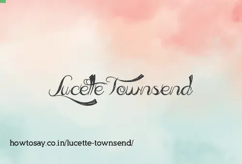 Lucette Townsend