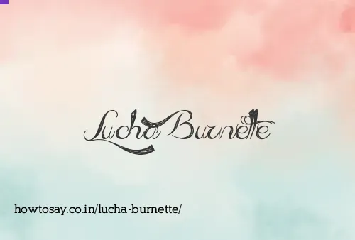 Lucha Burnette