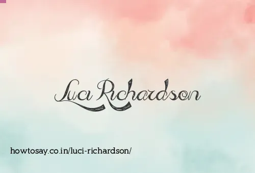 Luci Richardson