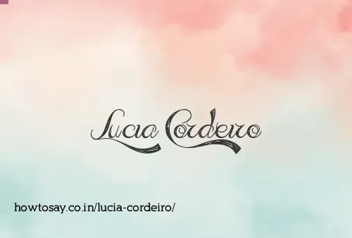 Lucia Cordeiro