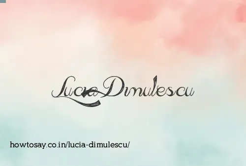 Lucia Dimulescu