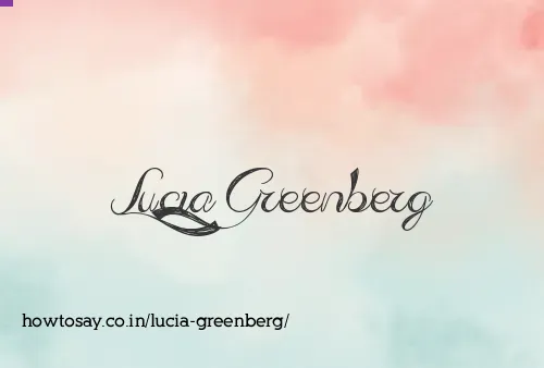 Lucia Greenberg