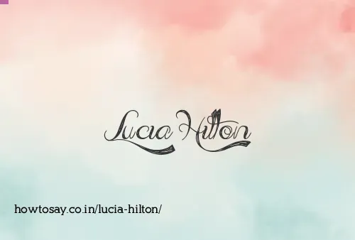 Lucia Hilton