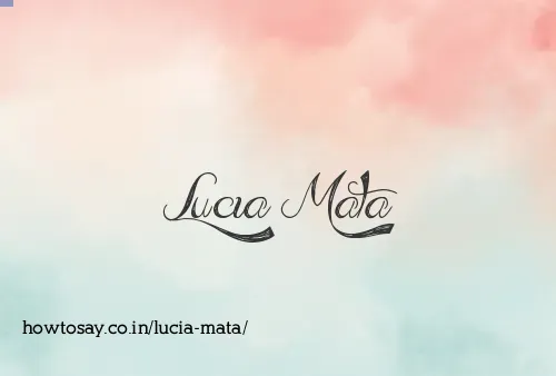 Lucia Mata