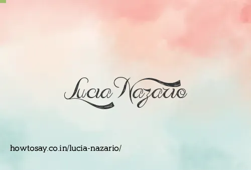 Lucia Nazario