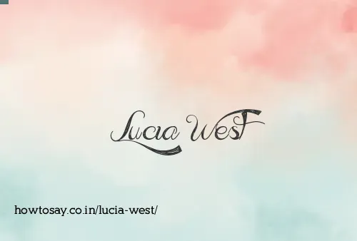 Lucia West