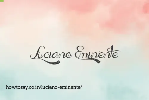 Luciano Eminente