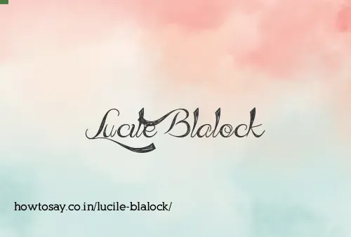 Lucile Blalock