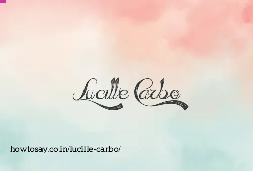 Lucille Carbo