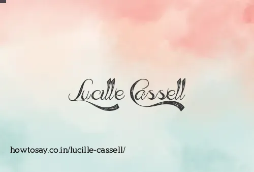 Lucille Cassell