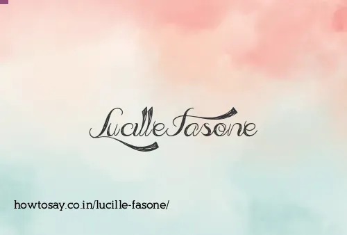 Lucille Fasone