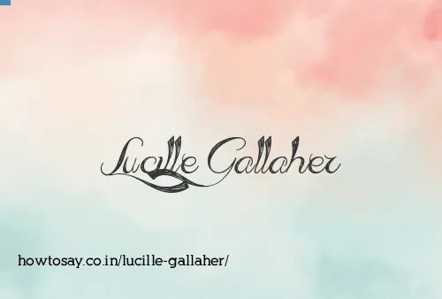 Lucille Gallaher