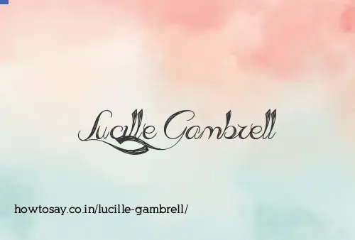 Lucille Gambrell