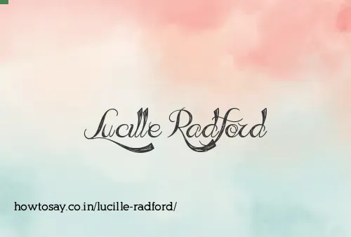 Lucille Radford
