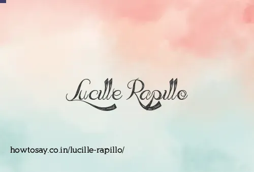 Lucille Rapillo