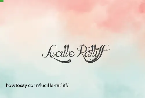 Lucille Ratliff