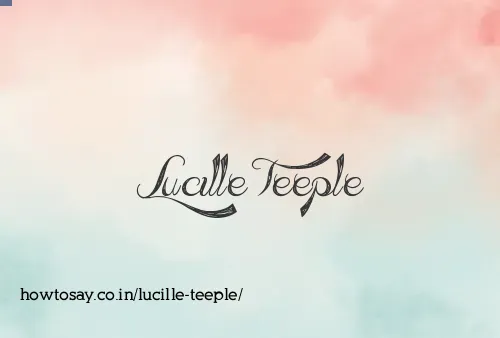 Lucille Teeple