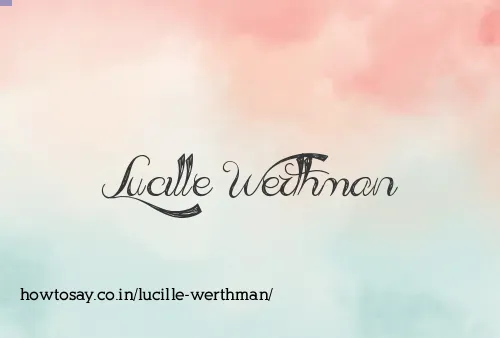 Lucille Werthman