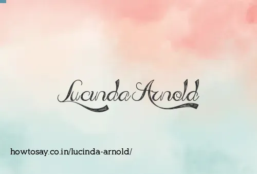 Lucinda Arnold