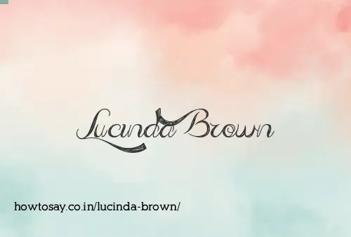 Lucinda Brown