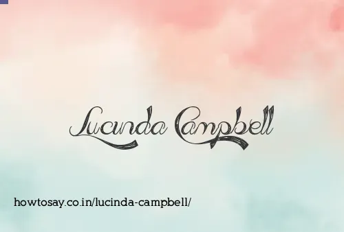 Lucinda Campbell