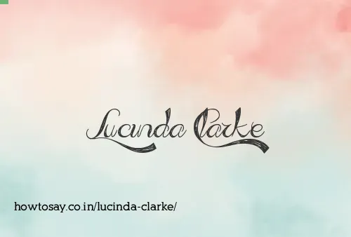 Lucinda Clarke