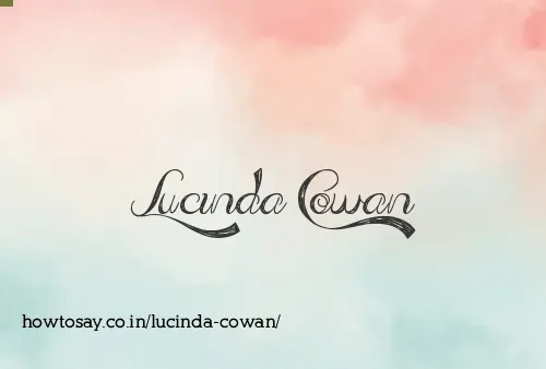 Lucinda Cowan