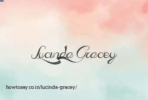 Lucinda Gracey