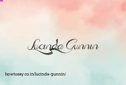 Lucinda Gunnin
