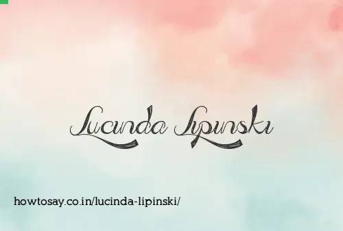 Lucinda Lipinski
