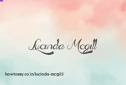 Lucinda Mcgill