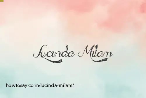 Lucinda Milam