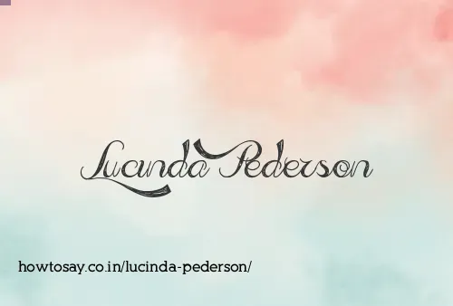 Lucinda Pederson
