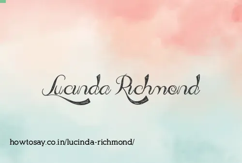 Lucinda Richmond