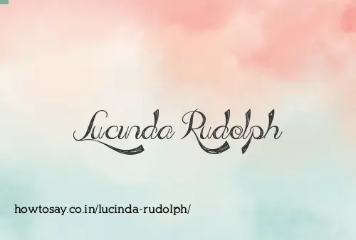 Lucinda Rudolph